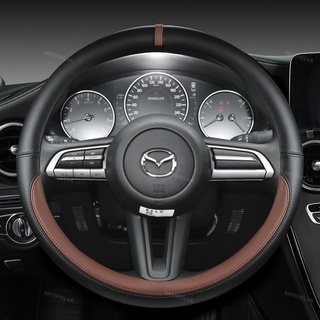 Da PU Cho Xe Mazda 2 3 6 Axela Atenza Demio CX-3 CX-4 CX-5 CX5 CX 5 CX-7 CX-9 Vỏ Vô Lăng Ô Tô Phụ Kiện Tự Động