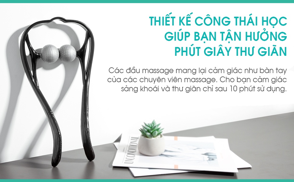 Mô tả Dụng Cụ Massage Đa Năng Cao Cấp KingTech - Hỗ Trợ Cổ, Vai, Gáy - Tiện Dụng, Nhẹ Nhàng - Chính Hãng - 4