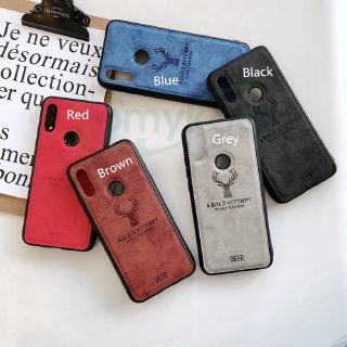 Ốp điện thoại bọc vải họa tiết hươu dành cho Xiaomi Redmi 9 9C 9A Note 8 7 6 5 Pro K20 Mi 9T