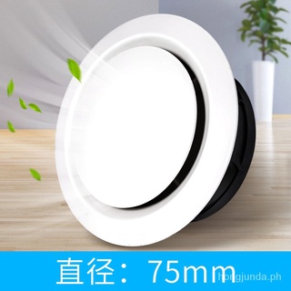 Có Thể Điều Chỉnh Thông Gió Bao Tròn Ống Trần Lỗ Tường Abs Lỗ Thông Khí Lưới Tản Nhiệt Louver Nhà Bếp Tắm Cửa Thoát Khí Fres