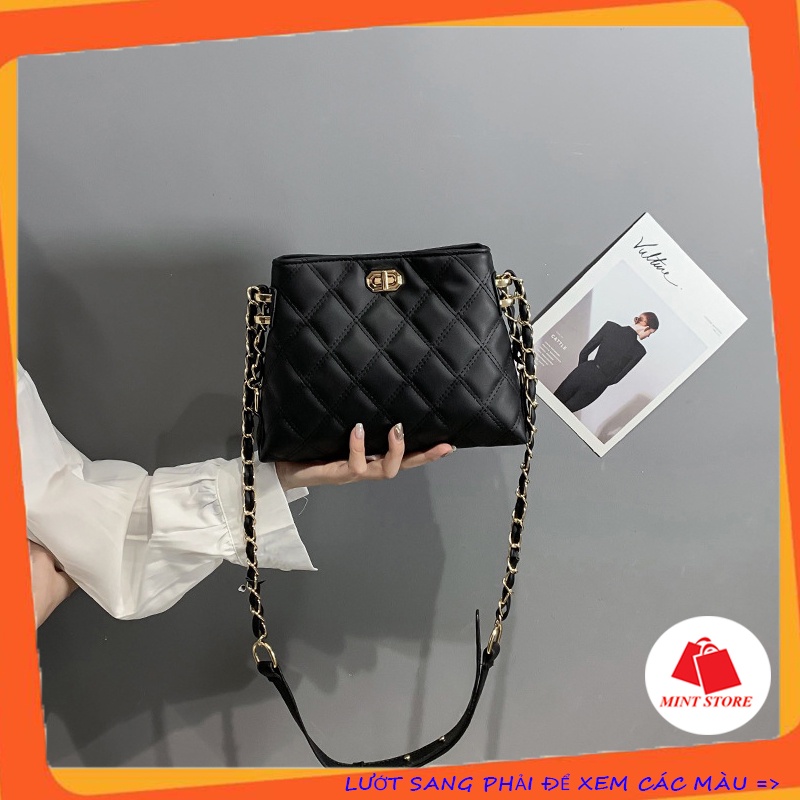 Túi đeo chéo đeo vai nữ đẹp đi chơi phong cách đơn giản dáng xô – Túi Xinh Mint Store PK 261