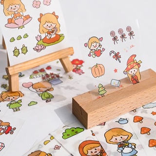 Sticker dán sổ cute dễ thương trang trí laptop đồ dùng học tập hộp 240 tấm ST3