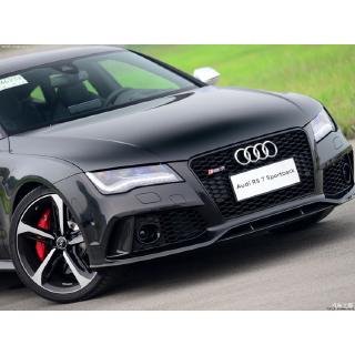 Logo lưới tản nhiệt phía trước Audi RS S3S4S5S6 logo Q3Q5A3A8A6L Huy hiệu tổ ong hình xe