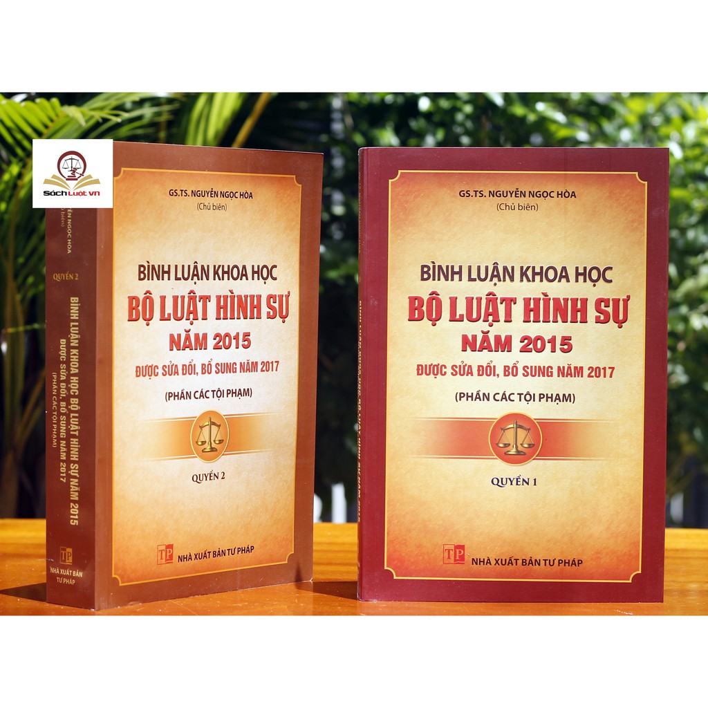 Ảnh Sách - Combo Bình luận khoa học bộ luật hình sự năm 2015 sửa đổi bổ sung năm 2017 phần tội phạm 1