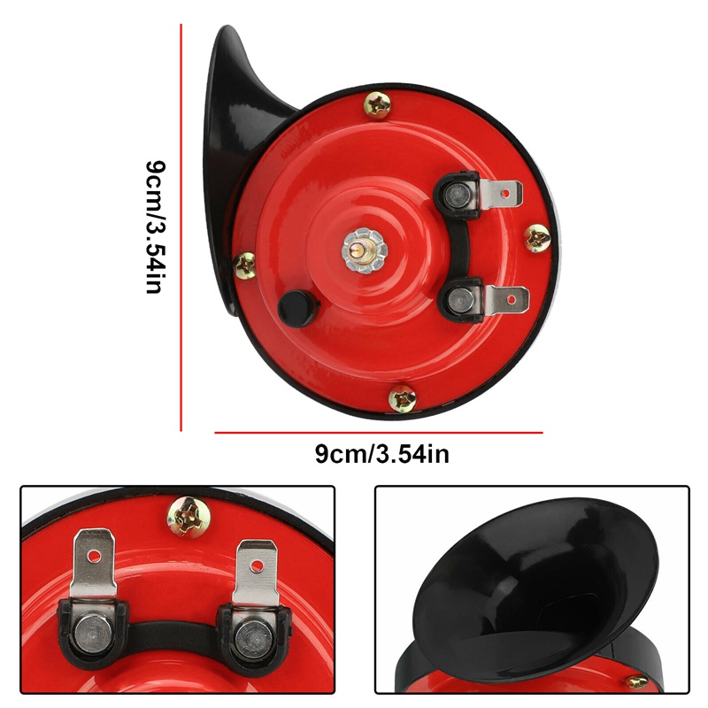 Còi Điện Siêu Lớn Chống Thấm Nước 300db 12v 300db Chuyên Dụng Cho Xe Hơi / Xe Tải / Tàu Thuyền / suv