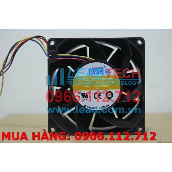 AVC 2B09238B48U DC48v 0.7A High Rotating Speed Axial Cooling Fan - Foto 10