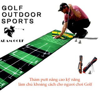 Bảo hành 1 năm - loại 1 - Thảm putt cải thiện kỹ năng đọc line trên sân cho người chơi Golf