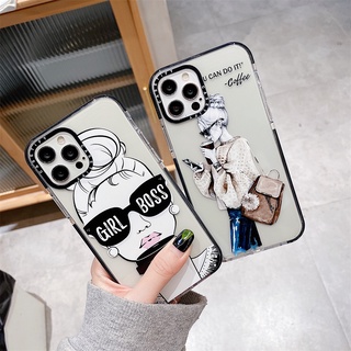 Dành Cho iPhone 17 15 16 Pro Max Ốp Lưng iPhone 12 13 14 Pro Max Họa Tiết Cô Gái Cà Phê Thoáng Mát Cho iPhone 11 7 / 8Plus / X / XR / Xs Max Ốp Lưng TPU Mềm Chống Sốc