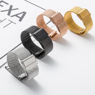Hàng sẵn có Dây đeo đồng hồ Milanese 10-24mm Vòng đeo tay bằng thép không gỉ cho DW Classic 10 / 12 / 13 / 14 / 16 / 17 / 18 / 19 / 20 / 22 / 24mm Dây đeo đồng hồ đa năng Vòng tay một vòng Nam Nữ