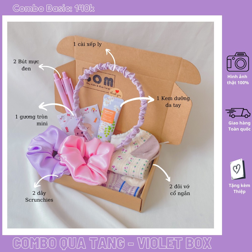 Set quà tặng sinh nhật💖 đặc biệt cho bạn nữ, 1 box gồm 2-6 món quà dễ  thương | Shopee Việt Nam