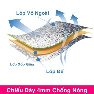 (CÓ TÚI ĐỰNG) Chiếu ngủ trưa cá nhân văn phòng 100cm X 200cm, dày 2.5mm có viền 2242
