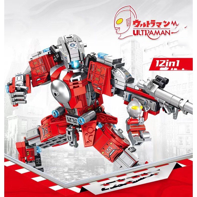 XA HANG Bộ đồ chơi lắp ráp robot Ultraman 690011 QIZHILE | Shopee Việt Nam