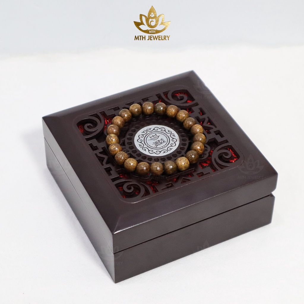 Ảnh Vòng tay Trầm Hương MTH JEWELRY Hạt Tròn Đơn Size 8mm (Nữ) 1