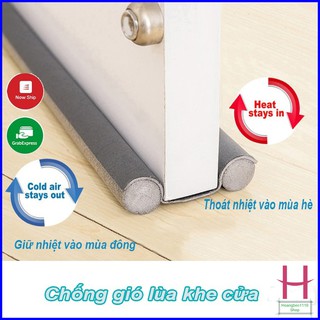 Thanh nẹp xốp chặn đáy khe cửa ngăn tiện dụng { H }