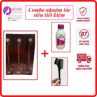 Sử dụng combo thuốc nhuộm tóc để tiết kiệm chi phí mà vẫn có được mái tóc đẹp lung linh. Đa dạng màu sắc và chất lượng tốt sẽ làm hài lòng bạn và điều đó còn được kết hợp với khả năng bảo vệ tóc tuyệt vời.