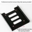 MOON 2 5 đến 3 5 Drive Bay Adapter Giá đỡ gắn SSD Bên trong Giá đỡ đĩa cứng SSD