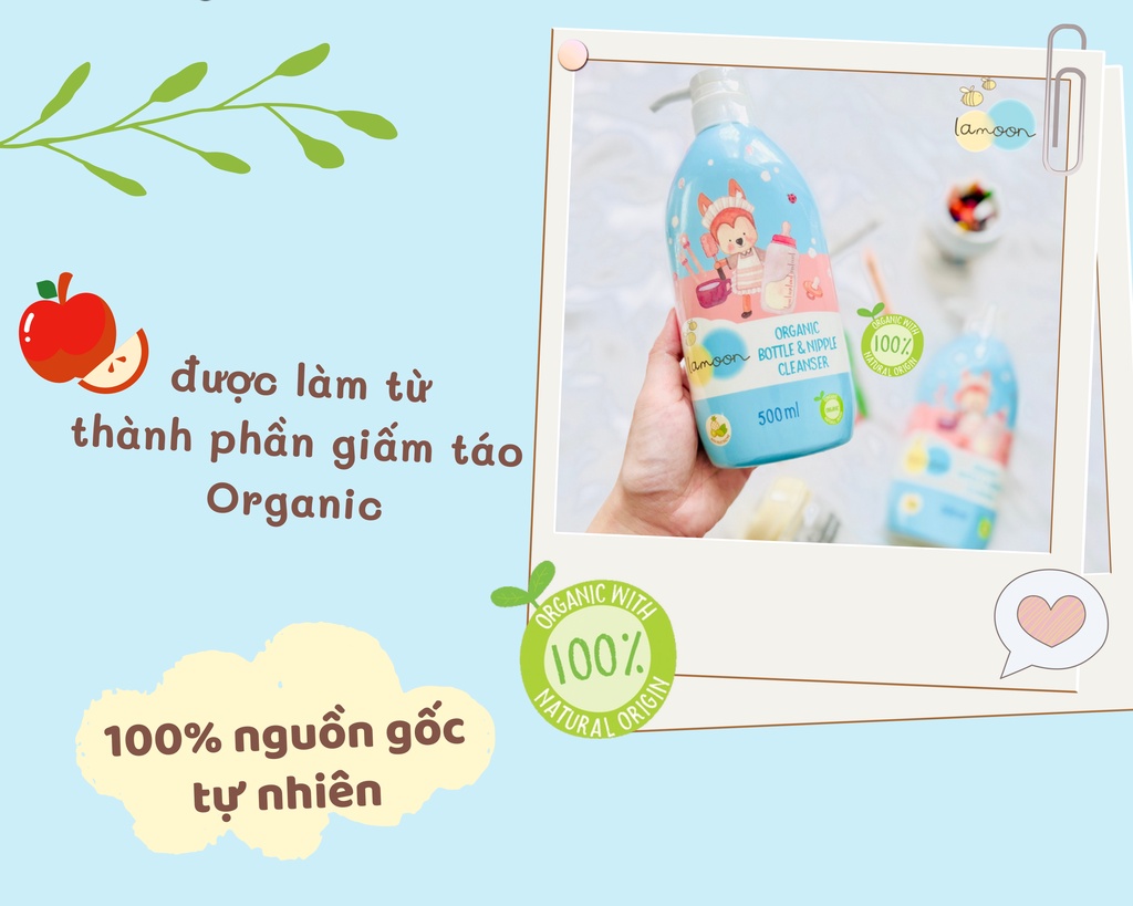 Bảo quản nước rửa bình sữa Lamoon