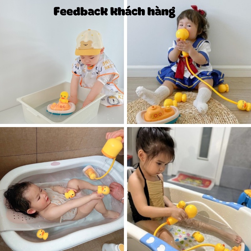 Đồ Chơi Nhà Tắm Vịt Cướp Biển Vịt Phun Nước Thả Bồn Tắm Cho Bé Tự Động Đồ Chơi Mùa Hè Giá Rẻ - Đồ Chơi Cho Bé PUKAPI