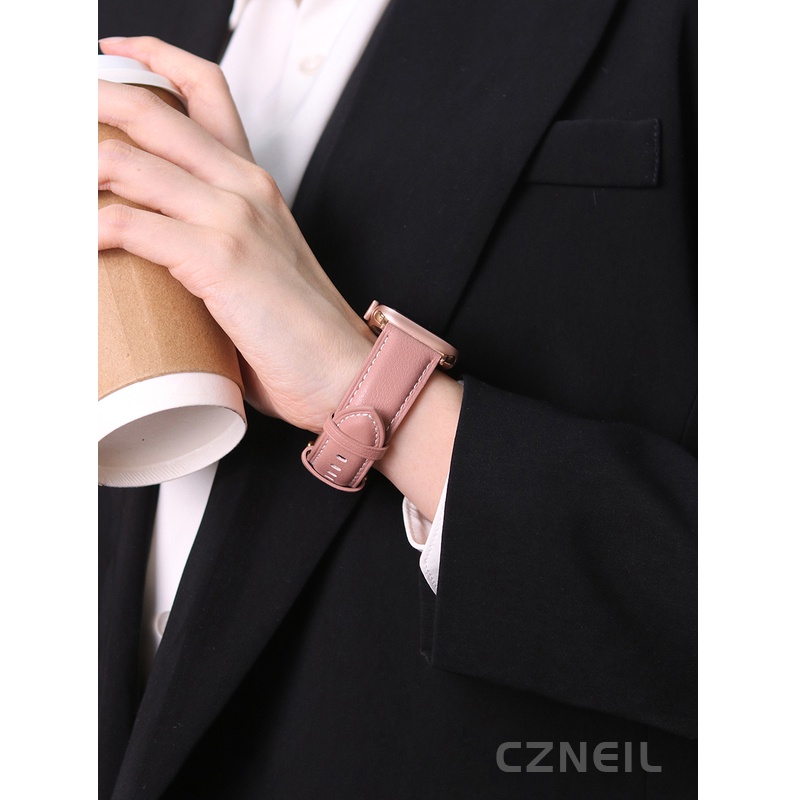 Dây đeo khí quyển đơn giản bằng kim loại dành cho nữ Thích hợp cho Apple Watch S11 SE3 Ultra3 S10 S9 S8 SE S7 S6 Ultra 49mm 46mm 42mm 44mm 41mm 45mm Dây đeo cổ tay
