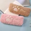 Hộp đựng bút, túi đựng bút lông xù chân mèo xinh Meow dễ thương