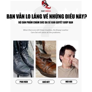 Xi đánh giày da LIQUID SHOE POLISH đa năng 75ml da đen trắng nâu - GiayOmega