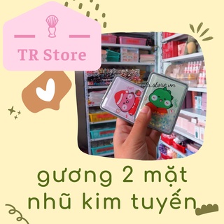 Gương hai mặt nhũ kim tuyến