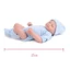 10 "Thật Như Thật Toàn Thân Mềm Vinyl Silicone Búp Bê Thật Sơ Sinh Bé Gái Handmade