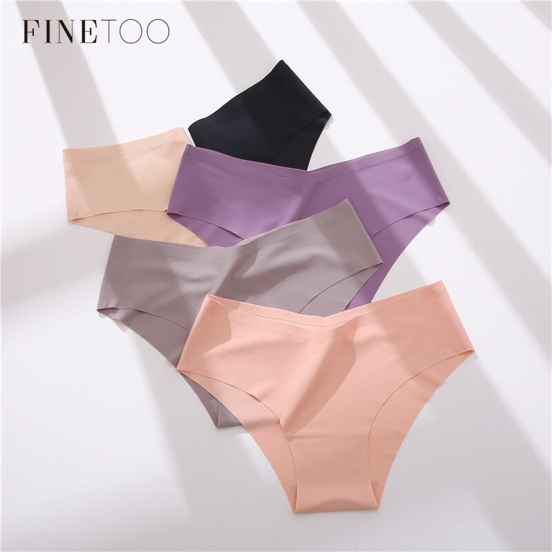 Ảnh Set 1/2 quần lót FINETOO N290 liền mạch eo hình chữ V thoải mái quyến rũ cho nữ size M-2XL 1