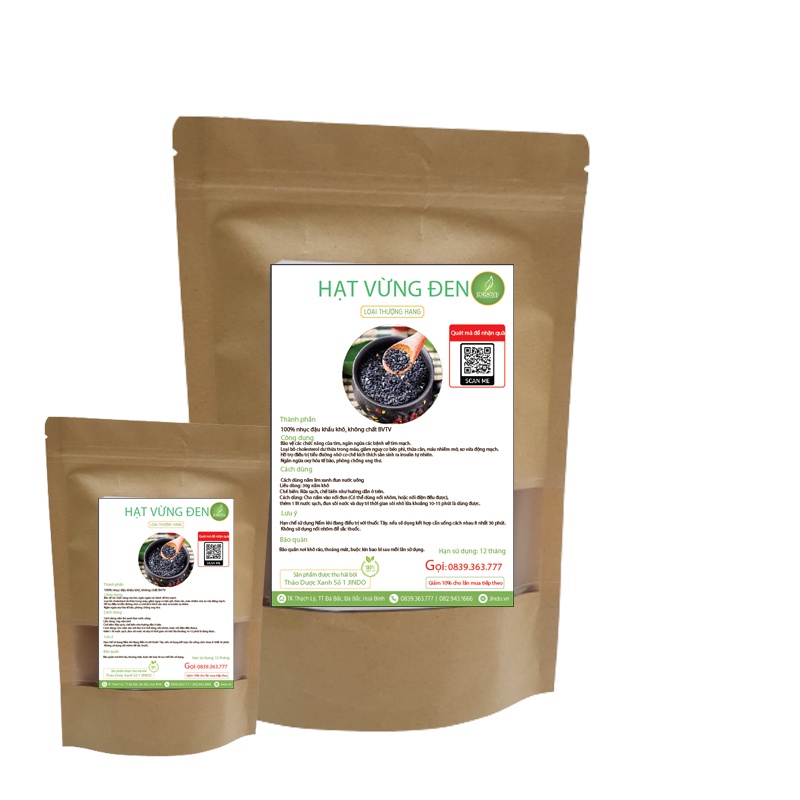 Hạt vừng đen khô thượng hạng JINDO 1kg tác dụng hỗ trợ bổ thận, bổ gan, bổ máu