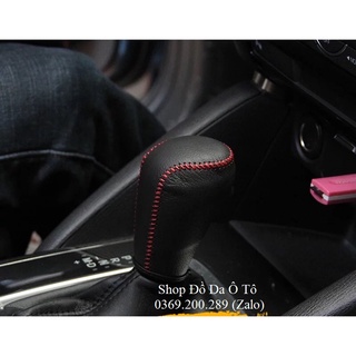 Bọc da cần số phanh tay xe Mazda 2 3 6 số tự động 2015-2023, ( khách nhắn shop tên xe, đời xe để tránh bị nhầm)