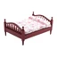 EDIWANY Giường / Bàn đầu giường Phòng ngủ Mini Trẻ em Nội thất thu nhỏ