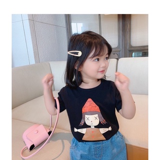 AT10-Áo thun cộc tay  bé gái cotton loại 1 siêu dễ thương đáng yêu - Size 9-28Kg