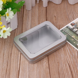 De Tinplate Hộp Bảo Quản Hình Chữ Nhật Niêm Phong Tổ Chức Trang Sức Cho Hộp Đựng Cho Vòng Cổ Bông Tai Hộp Đựng Blessin