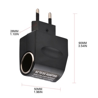 Charmantcc1 AC 220V sang DC 12V Chuyển Đổi Ổ Cắm Cắm Ô Tô Bật Lửa Cắm Điện Xe Thiết Bị Điện Tử