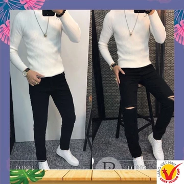 Quần Bò Nam Đẹp Đẳng Cấp Không Ra Màu Co Giãn,quần bò nam chất ở bắc giang,quần jean nam đẹp,quần jean nam rách gối
