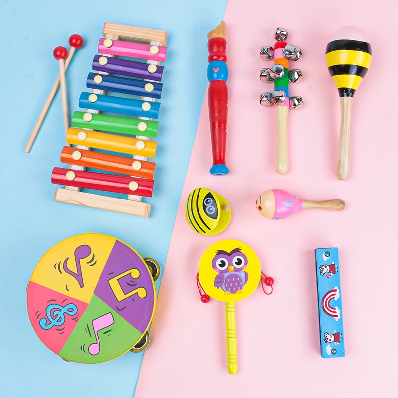 Set đồ chơi nhạc cụ 9 món S-kids