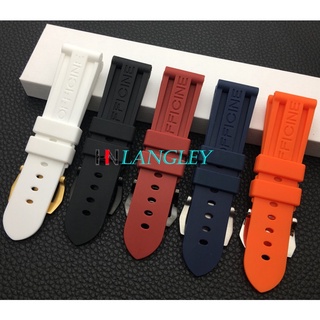 Dây Đeo Đồng Hồ 22mm 24mm 26mm Bằng Cao Su Silicon Nhiều Màu Sắc Dành Cho Panerai