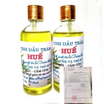 Combo 1 chai tràm Tròn 100ml dầu tràm tốt cho bé chống ho, cảm cúm, sổ mũi