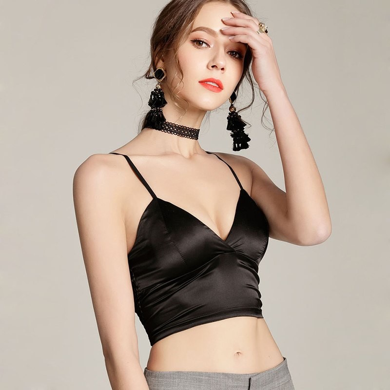 Áo Bra 2 Dây Croptop Bản To Dây Bún Mảnh Mix Đồ Cực Xinh Sexy, Áo Lót  Bralette Đệm Mút Mỏng Crop Màu Đen Trắng | Shopee Việt Nam