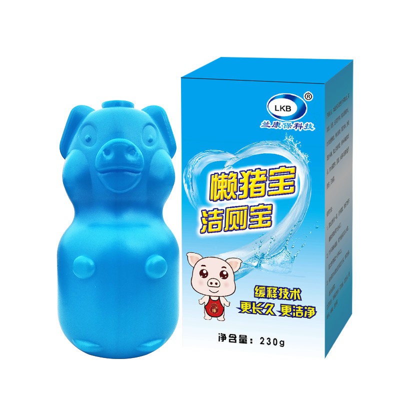 Lọ Thả Bồn Cầu Tẩy Sạch - Diệt Khuẩn - Khử Mùi Toilet Hình Con Heo / Lợn Thả Bồn Cầu - 3457