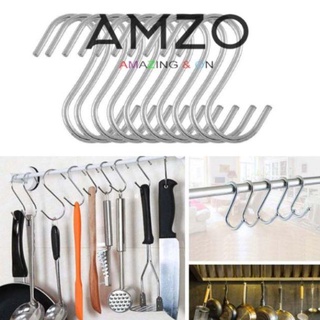 AMZO_MÓC TREO INOX ĐA NĂNG HÌNH CHỮ S ĐA NĂNG SIÊU CHẮC CHẮN BẰNG INOX KHÔNG GỈ