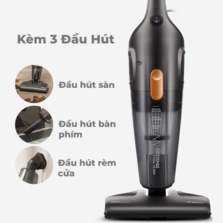 [Tặng Bộ 9 Đầu Hút] Máy hút bụi cầm tay Qcooker 18000Pa, công suất 650W BẢN QUỐC TẾ, Hút sạch lông tóc, bụi mịn