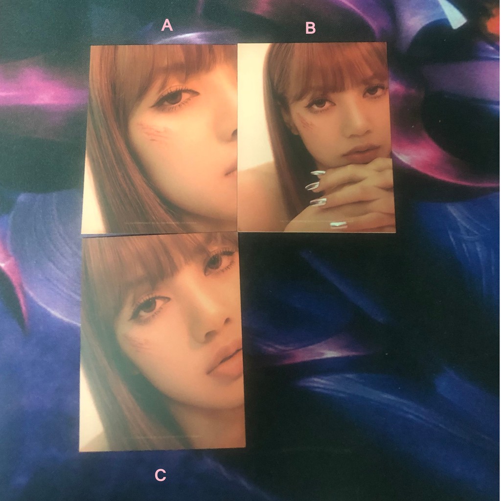 BLACKPINK KILL THIS LOVE LISA せこく photocard