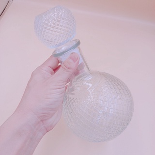 Bình Thủy Tinh Họa Tiết Kim Cương Dung Tích  1L Cao Cấp