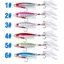 Hộp 5 Mồi Câu Cá Giả Bằng Kim Loại 7g / 10g / 15g / 20g / 30g