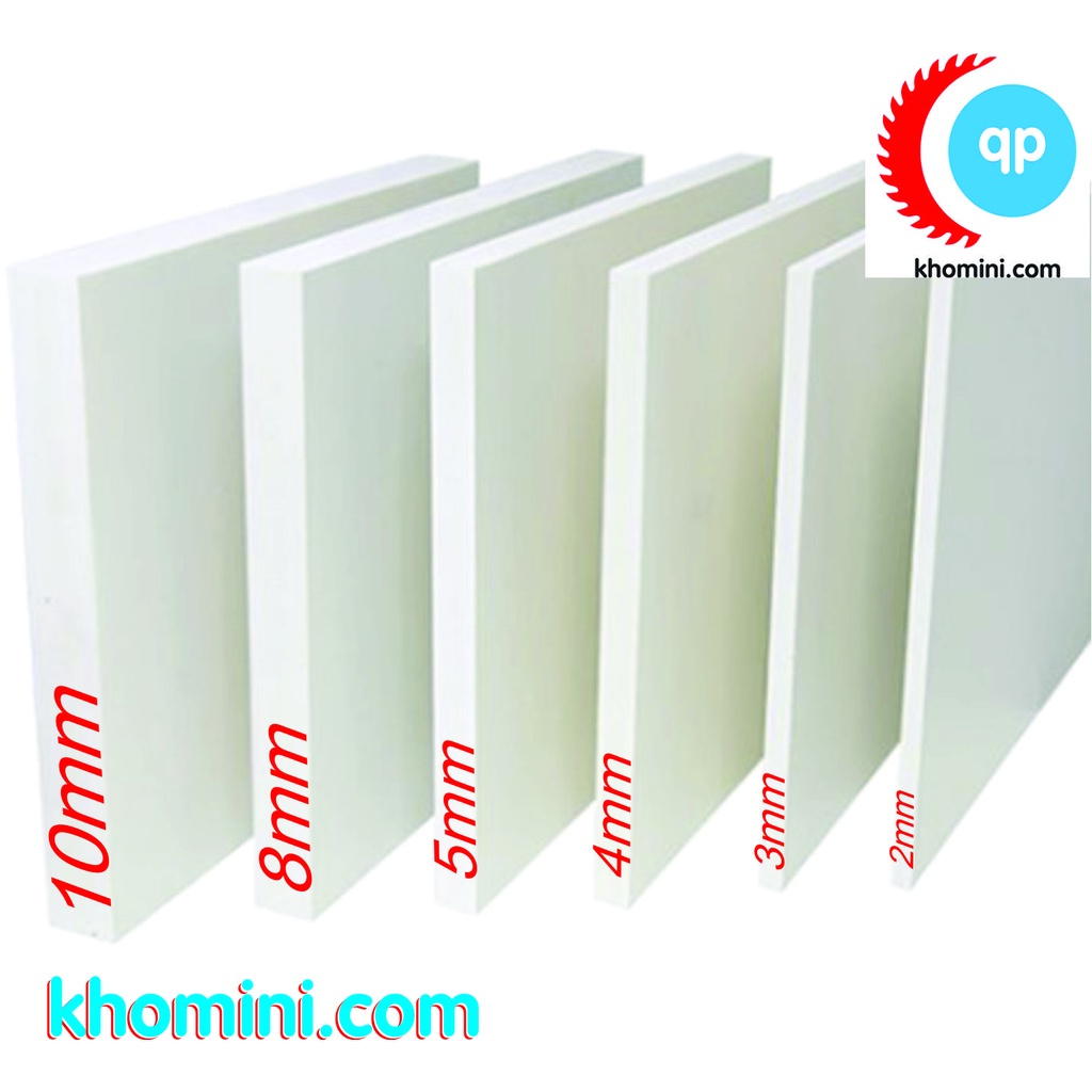 Tấm Fomex A2 - PVC Foam - 40x60cm, Dày - 2, 3, 5, 8, 10mm - Bìa làm Nội ...