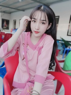 Đồ đi chùa_ pháp phục phật giáo _ đồ nữ đi chùa cài chéo cổ tim