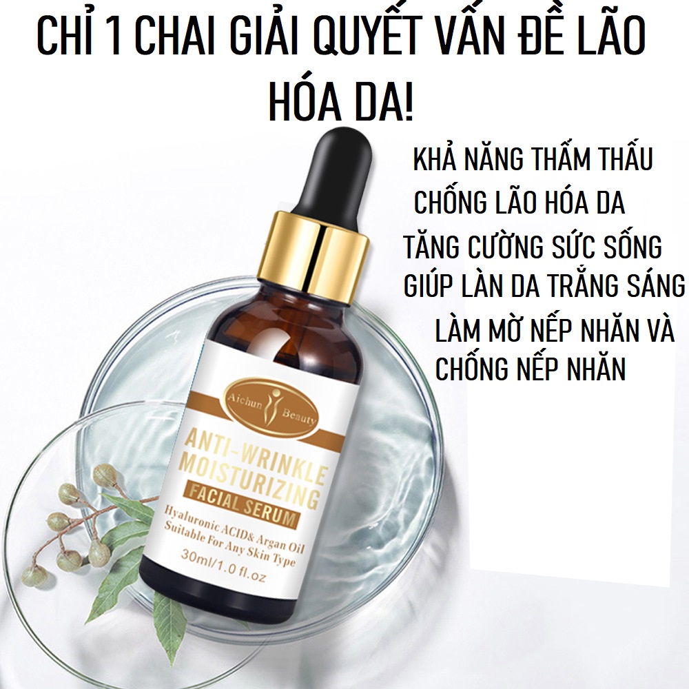 Serum Dưỡng Trắng Da, Chống Lão Hóa Và Nếp Nhăn, Xóa Sẹo Lồi Giảm Mụn Và Các Đốm Đen, Se Khít Lỗ Chân Lông 30ml