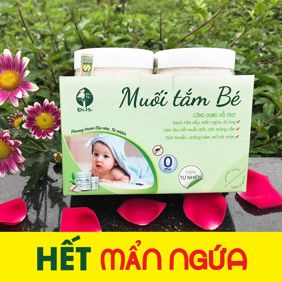 Ảnh Muối Tắm Bé Sinh Dược Độc Mộc, Muối Tắm Bé Lặn Rôm Sẩy, Dịu Sài ,Kê, Da Mịn Màng  400g 2