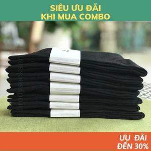 Tất nam cổ cao BRODY combo 7 đôi Cotton Combed cao cấp mang giày tây thời trang nam công sở - CB7MC